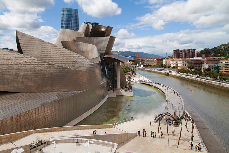 Best off peak holiday destinations in Spain: Guggenheim Museum Bilbao, Spain